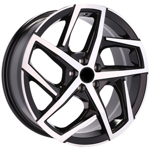 Cerchio in Alluminio JZB OEM Nuovo 17 Pollici 5x112 Finitura Nera Larghezza 9J Design Multirazze per Golf VIII <span class=keywords><strong>T</strong></span>-<span class=keywords><strong>Roc</strong></span> Touran B8 B9 - Product Image 1