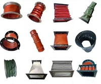 Durabilité de style de conception industrielle de connecteur de conduit flexible en fibre de verre en nylon PVC ignifuge résistant à la corrosion pour les systèmes de CVC