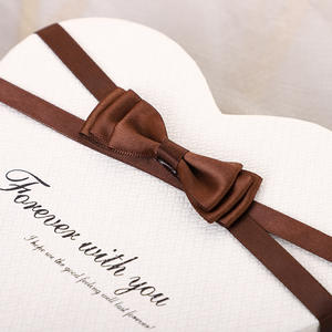 En gros Personnalisé De Luxe De Mariage Doux Cadeau Papier Boîtes Vide coeur En Forme de Boîte D'emballage de Chocolat - Product Image 4