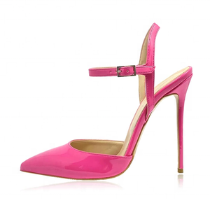 <span class=keywords><strong>Zapatos</strong></span> de <span class=keywords><strong>charol</strong></span> de material Vegano para mujer, nuevos estilos, tacón alto <span class=keywords><strong>ancho</strong></span>, sexy, con precio al por mayor - Product Image 4