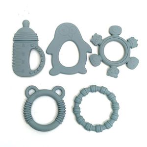 Juguete de Silicona de Grado Alimenticio para Bebés, con Forma de Ballena, para Entrenar los Músculos Orales, Apto para Bebés de 3 Meses - Product Image 2