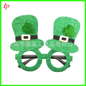 Gafas de Trébol de San Patricio LPP6055, Sombrero Verde de Plástico, Accesorios Decorativos para el Día de San Patricio - Product Image 2