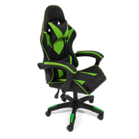 Chaise de jeu avec support lombaire haut-parleur LED de haute qualité prêt à expédier