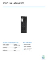 Controlador de Programación PLC Inteligente PROFIBUS DP S-I-E 6ES7 153-1AA03-0XB0 Usado para Automatización Industrial