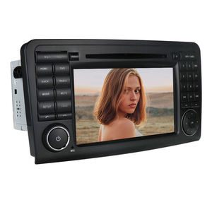 Reproductor de radio para coche con pantalla táctil Android de 7 pulgadas y doble din iPoster para Mercedes-Benz ML-Class W164, navegación GPS para coche - Product Image 1