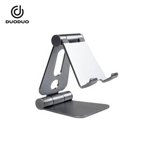 DUODUO Soporte Ajustable y Flexible de Aleación de Aluminio para Teléfono de Escritorio, Paquete de 2 para Teléfonos Móviles, Hecho en China - Product Image 1