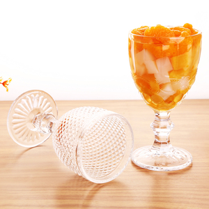 8 verres à crème glacée en <span class=keywords><strong>verre</strong></span> gravé, ensemble de 6 tasses à Dessert, nouveauté - Product Image 5