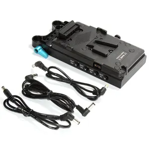 Multifunctional V-Lock D-tap Battery Plate Adapter V Mount Plate for Broadcast SLR HD Camera