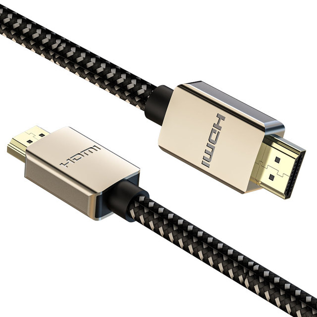 8K HDMI Cable 2.1 Ultra High Speed 48Gbps 10K 8K60 4K120 HDR ARC Ethernet Zinc Alloy Braided HDMI Cord for 8K TV Monitor