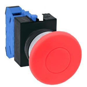 Pushbutton Switches Mushroom <b>Button</b> ABW410R - Product Image 1