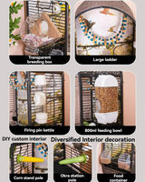 Vente en gros de cages à oiseaux en métal rondes classiques, décoratives, pour canaris, cockatoos, fournitures pour animaux de compagnie