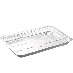 Disposable Aluminum Foil Tray 4500ml For Roast Meat Grilled Fish Takeout Oven Use - Product Image 3