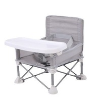 Chaise haute pliable pour bébé en acier au carbone, portable, 6 mois+, chaise d'alimentation pour enfants, chaise haute pliable pour tout-petits, chaise haute pour enfants