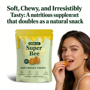 Gummies Énergétiques OEM au Miel Doux 400mg – Soutien Musculaire & Énergétique à la <span class=keywords><strong>Propolis</strong></span> Naturelle - Product Image 5