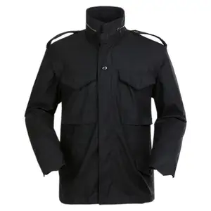 廉价保暖夹克黑色外套M65野外夹克配衬里外套派克夹克