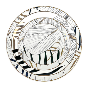 Excellent Houseware Bone China <b>Dinnerware</b> <b>Set</b> Plates & Dishes Porcelain Plate - Product Image 1