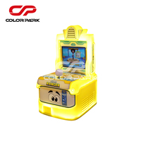 Machine de Parkour jaune de haute qualité pour enfants Machine de jeu d'intérieur Équipement de simulation à pièces pour Offre Spéciale