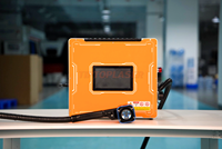 Équipement de nettoyage au laser à impulsions de fibres ultra-compact, machine de nettoyage au laser pour le métal et le bois avec source laser Mopa