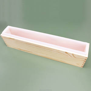 Molde de Silicona Rectangular Alto para Jabón de <span class=keywords><strong>Pan</strong></span> Tostado de 2200 ml, con Tapa y Caja de Madera, para Fabricación de Jabón, Venta al Por Mayor - Product Image 5
