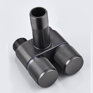 <span class=keywords><strong>Robinet</strong></span> triple à économie d'espace avec double sortie - Répartiteur d'eau 1 entrée 2 sorties à double commande - Product Image 5