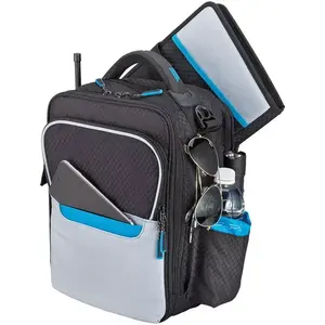 Özel Logo su geçirmez kulaklık taşıma çantası katlanır havacılık Pilot çanta büyük kapasiteli seyahat uçuş çantası