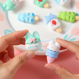 Ensemble de papeterie scolaire X920 MAI-K39, <span class=keywords><strong>gomme</strong></span> à effacer en <span class=keywords><strong>forme</strong></span> de crème glacée d'animal, mignonne et kawaii pour filles - Product Image 5