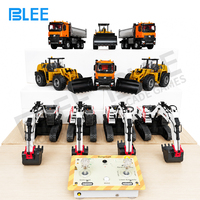 BLEE Kit de jeu populaire d'excavatrice-grue télécommandée pour enfants, jeu d'amusement pour centres commerciaux et cafés
