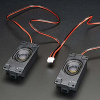 Haut-parleur encastré micro à cavité sonore, en ABS, 8 ohms, 3W, longueur 30 mm, largeur 70 mm, sortie 90 dB, vente directe usine