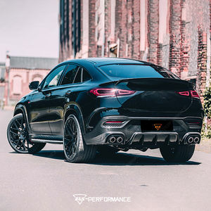 Kit de carrosserie en fibre de carbone sèche pour <span class=keywords><strong>Mercedes</strong></span> Benz GLE63 Coupé, mise à niveau vers le style B, lèvre avant, diffuseur arrière, kit de pièces automobiles - Product Image 3