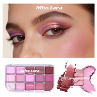 Palette de fards à paupières mats végétaliens en gros sous marque privée, haute pigmentation, waterproof, longue tenue, poudre colorée, couleurs foncées et claires