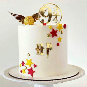 <strong>Harry</strong> Theme Birthday Acrylic <strong>Cake</strong> Topper Set for <strong>Cake</strong> <strong>Decorating</strong> and Party Supplies - Product Image 2