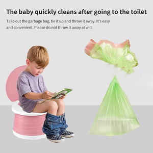 Nuevo Producto: Asiento de Inodoro Plegable y Extensible para Bebés, Asiento de Viaje Plegable, Asiento de Emergencia de Plástico Plegable para Niños - Product Image 3