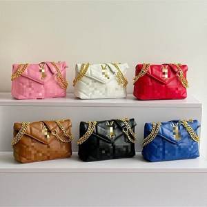 Venta caliente de las mujeres de la nueva llegada de la moda pequeña cadena mensaje bolsa de gran capacidad de lujo bandolera de hombro para las mujeres - Product Image 1