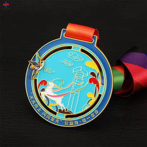 Médailles de karaté et de taekwondo personnalisées en cuivre antique, souvenir sportif Kyokushin, à personnaliser - Product Image 4