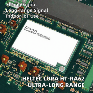 <span class=keywords><strong>Heltec</strong></span> <span class=keywords><strong>LoRa</strong></span> HT-RA62 Modul SX1262 RF-Chip UART-Schnittstelle Metall Robustes Anti-Interferenz-Spektrum mit extrem großer Reichweite - Product Image 2