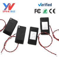 YueNeng YN4020WD-0801 Haut-parleur OEM personnalisé 4020 40*20mm 8Ohms 1W ultra-mince à cavité sonore latérale 0-20kHz pleine gamme en plastique