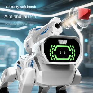 Intelligente Cross-Border <span class=keywords><strong>AI</strong></span> bionico cane meccanico quadrupede Robot giocattolo per bambini voce controllata giocattolo musicale per ragazzi - Product Image 4