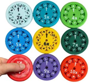 Nhiều màu nhựa sự kiện Toán Học <span class=keywords><strong>Fidget</strong></span> Spinners Trò chơi đồ chơi thú vị cho bé trai và bé gái nhân trò chơi toán học - Product Image 1