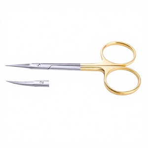 Tijeras Quirúrgicas para Iris Profesionales con Mango Dorado, Certificación CE, Logotipo Personalizado, Instrumentos para el Cuidado de la Salud - Product Image 3