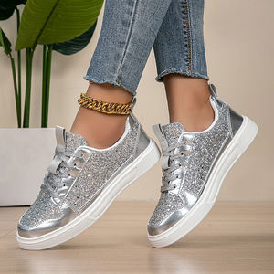 Sneakers con diamanti scintillanti Glitter da donna, taglie 36-42 - Product Image 4