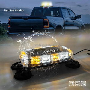 Luces Estroboscópicas de Techo, Luces de Advertencia de Seguridad de Emergencia, Barra de Luces LED Intermitentes, Montaje Magnético, 12V 24V, para Autos y Camiones - Product Image 6