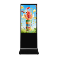 Pantalla Digital Vertical ZX Premium de 75 Pulgadas con Soporte SDK para Animación, CMS Basado en la Nube, Publicidad Comercial de Alta Gama para Aeropuertos