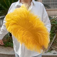 Plumes d'autruche en gros, grandes plumes roses et blanches pour centres de table de mariage, fêtes, carnaval, décoration de la maison
