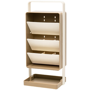 Minimalist Storage Rack Angled Pen Holder Plastic Desktop Organizer For Students Office Use - Product Image 1