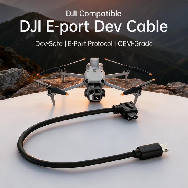 For DJI Drone Matrice350 PSDK Development & Payload Integration DJI E Port Dedicated Data Cable High Speed Stable Coaxial Cable