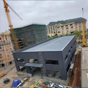 Nhà xưởng Khung thép bền nhà máy xây dựng kết cấu thép cách ly cơ sở cho khu vực động đất kho thép tùy chỉnh - Product Image 1