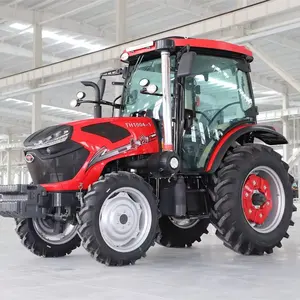 Nouveau tracteur à roue diesel 80hp 90hp 100hp 120hp cultivateur agricole à bas prix fabriqué en Chine tracteur agricole