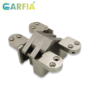 180 độ giấu cửa bản lề Kẽm hợp kim chéo bản lề vàng đen đỏ điều chỉnh cửa vô hình che giấu bản lề - Product Image 1