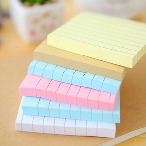 แผ่นบันทึกข้อความน่ารักแบบมีกาวในตัว สีสันสดใส พิมพ์โลโก้ได้ตามต้องการ สำหรับโรงเรียนและสำนักงาน - Product Image 4