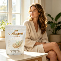 Poudre de collagène multi-peptides pur pour la peau, les cheveux, les ongles et les articulations, anti-âge, sans arôme, complément alimentaire 907g, marque HUANJING, vente en gros